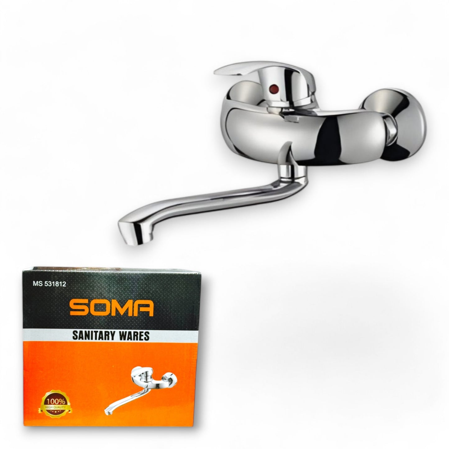 WALL SINK MIXER MS 531812 SOMA