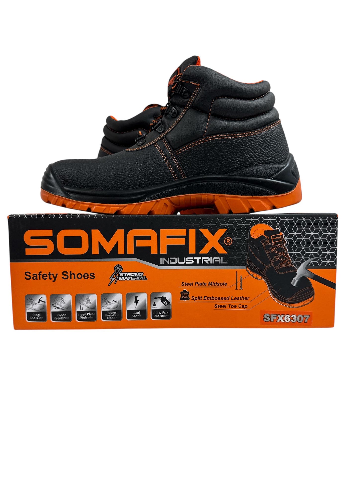 SAFETY SHOES SOMAFIX FULL BLACK S3 SR FO
