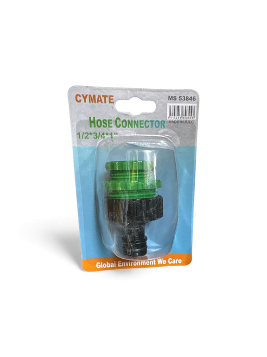 GARDEN HOSE CONNECTOR MS 53846 1/2"*3/4"*1"