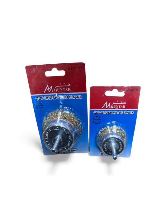 Cup Brush With Shank HUNTAR