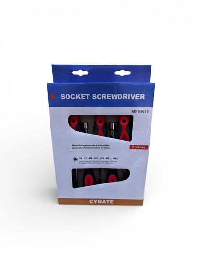 SOCKET WRENCH 7 PCS SET MS 53618 CYMATE