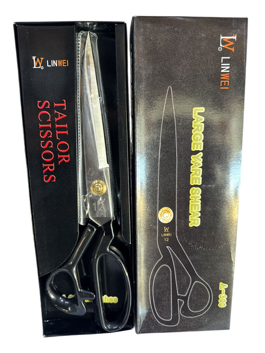 SCISSOR TAILOR 12" BLACK LINWEI