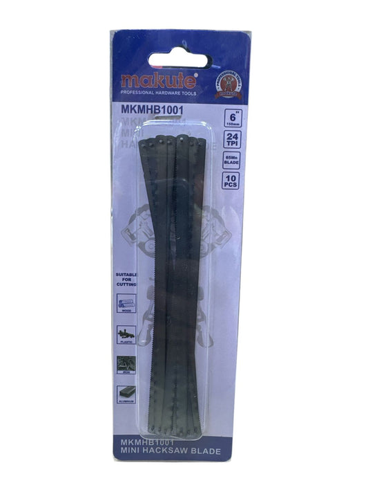 HACKSAW BLADE MINI 6" MKMHB1001 MAKUTE (10PCS/PKT)