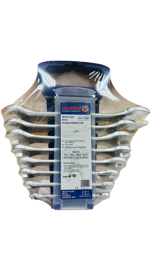 SPANNER SET 8PCS D/OPEN MAKUTE MK10141208