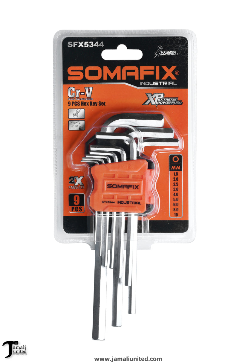 Alenkey Somafix 9 Pcs Set Flat SFX5344